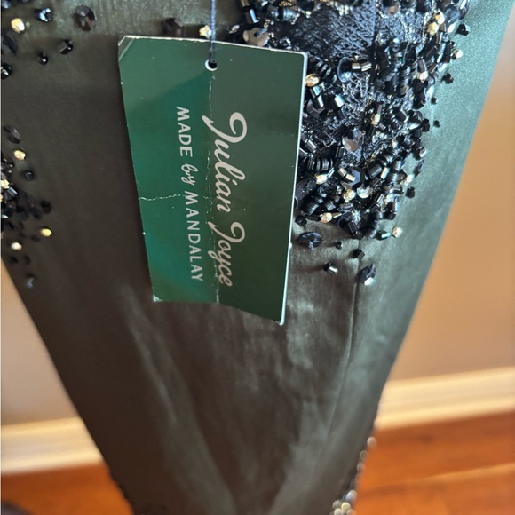 Mandalay green  Black Embellished Dress - Picture 7 of 12